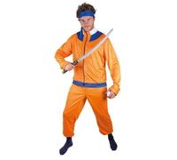 Déguisement Ninja Manga Orange Homme - PTIT CLOWN - Naruto - 3 pièces - 100% Polyester