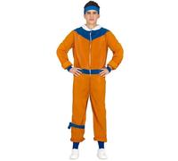 Déguisement Anime Ninja Orange Et Bleu Pour Ado Multicolore