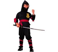 Rubies - Costume de Ninja pour enfant, couleur noir (12109) M