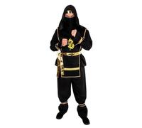 Déguisement Ninja - PTIT CLOWN - PTIT CLOWN - Noir - Léger et confortable - 14-18 ans L/XL