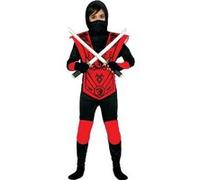 déguisement ninja yin yang garçon - 3/4 ans - rouge - guirca 83256 Rouge G
