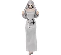 Déguisement Nonne Gothique - Smiffy's - Zombie - Polyester - Normes UE S