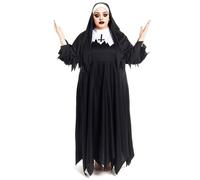 Déguisement Nonne Zombie Plus femme 5
