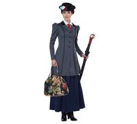 Déguisement Nourrice Anglaise Femme - Taille: M (40/42) Rouge