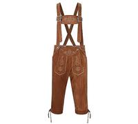Déguisement Oktoberfest Deluxe pour Homme Tyrolienne, Tenue Bavaroise Homme Salopette Oktoberfest Fête de la Bière, Fête Populaire, Costumes de Carnaval Costume Bavarois