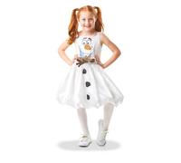 Rubies - Robe Olaf La Reine des Neiges 2, Fille, I-300287M, Blanc, M 5-6 ans