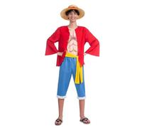 Déguisement One Piece Luffy adulte - MY OTHER ME FUN COMPANY, SL. - Noir - Pour Carnaval et fêtes costumées S