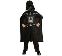 Star Wars Rubies Costume Dark Vader opp pas cher pour garçon ou fille, cape attachée et masque pour Halloween, Noël, carnaval et anniversaire, multicolore, M (5-7 ans)