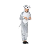 Déguisement Ou Combinaison De Petit Chien Gris Pour Enfant (Taille 4-6a) Multicolore