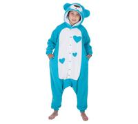 Déguisement Ours En Peluche Bleu Pour Enfants (Taille 7-9a) Multicolore