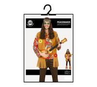 Déguisement Pacificateur Hippie Homme Multicolore