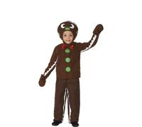 Déguisement Pain D'épice Enfant Noël - 66895 - 4 À 6 Ans - Port 0¿