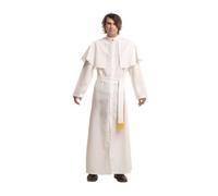 Déguisement Pape pour homme - Taille M-L - Blanc - Accessoires inclus M