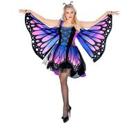 Widmann Milano – Déguisement Papillon Mystique – Ailes bicolores – Femme M – Multicolore