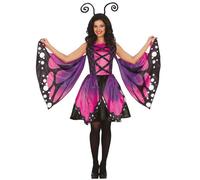 Déguisement Papillon Réel femme - FIESTAS GUIRCA, S.L. - Noir - Adulte - Carnaval L