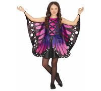 Déguisement Papillon Violet Fille - Taille: 3 À 4 Ans (95-105 Cm) Rose
