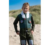 Déguisement parachutiste - parajumper vert kaki 8/10A