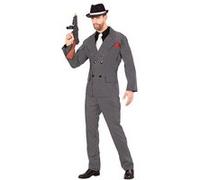 W WIDMANN MILANO Costume Mafiaboss – veste et pantalon – Homme Noir