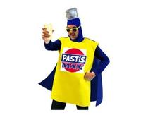 Déguisement Pastis Man Homme, Taille Unique Jaune