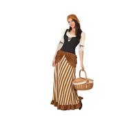 Déguisement Paysanne Femme - Taille: Xxl Marron