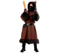 Widmann – Knecht Ruprecht – manteau à capuche, ceinture – XL marron