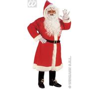 Déguisement Père Noël Européen adulte (complet) L - WIDMANN - Rouge - Polyester - Pour Homme