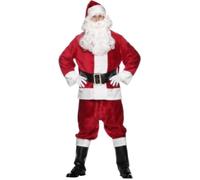 Déguisement Père Noël peluche - SMIFFY'S - Taille Unique - Rouge - Enfant - Intérieur