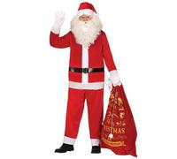 Déguisement Père Noël Rouge homme M