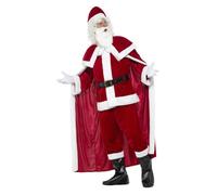 Déguisement Père Noël - SMIFFY'S - Homme - Rouge - Coffre inclus M