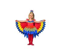déguisement perroquet fille - 5/6 ans - multicolore - 9903518