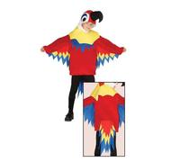 Déguisement Perroquet Rouge Garçon 5/6 ans - Animaux - Polyester