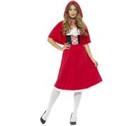 Déguisement Petit Chaperon Rouge femme luxe - robe et cape à capuche M