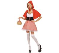 Widmann Déguisement Chaperon Rouge 77012 Robe avec cape à capuche Femme M Rouge
