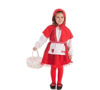 Déguisement Petit Chaperon Rouge Fille (Taille 5-7a) Multicolore