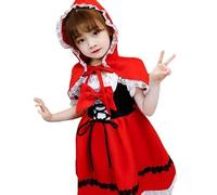 Déguisement Petit Chaperon Rouge Robe Cosplay Mignonne Douce Respirante