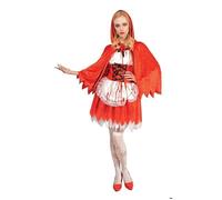 Déguisement Petit Chaperon rouge sanglant Femme - PTIT CLOWN - Costume Adulte Halloween, Cospaly, Fête Costumée, Soirée Déguisée S/M