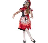 Déguisement Petit Chaperon Zombie - Smiffy's - Enfant Fille - Rouge - Normes UE L