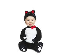 Déguisement Petit Chat Noir pour bébé - Disfrazzes - Combinaison et capuche - Polyester 18 mois