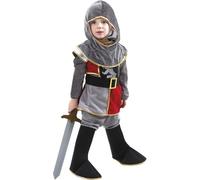 Déguisement Petit Chevalier Garçon 3 À 4 Ans Argenté
