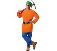 Déguisement Petit Nain Orange Pour Homme (Taille L) Multicolore