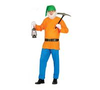 Déguisement Petit Nain Orange Pour Homme (Taille M) Multicolore