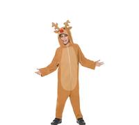 Déguisement Petit Renne Enfant Noël 7 À 9 Ans Rouge