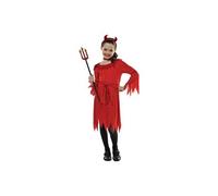 déguisement petite diablesse fille - 8/10 ans - rouge - 997486