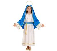 Déguisement Petite Marie Fille Noël 4 À 5 Ans Blanc