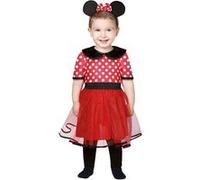 déguisement petite souris célèbre bébé - 18/24 mois - rouge - guirca 87603 Rouge G
