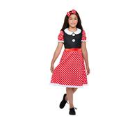 Déguisement Petite Souris Rouge Fille - Taille: 4-6 Ans (115/128 Cm) Multicolore