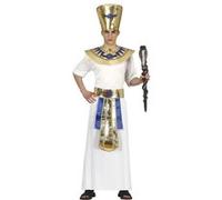 Fiestas Guirca Déguisement Pharaon égyptien Oudjat Horus 14-16 ans Blanc