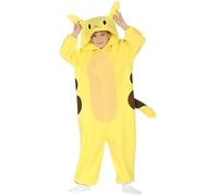 Fiestas Guirca – Costume de chinchilla électrique enfant (7-9 ans) – Jaune et marron