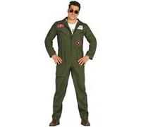 déguisement pilote avion de chasse usa homme - l - vert - guirca 80803 Vert G