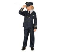 Guirca Déguisement de pilote d'avion pour enfant 5-6 ans